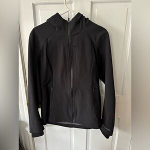 Lululemon Like New Black Cross Chill Jacket RepelShell Full Zip Sz 14 EUC